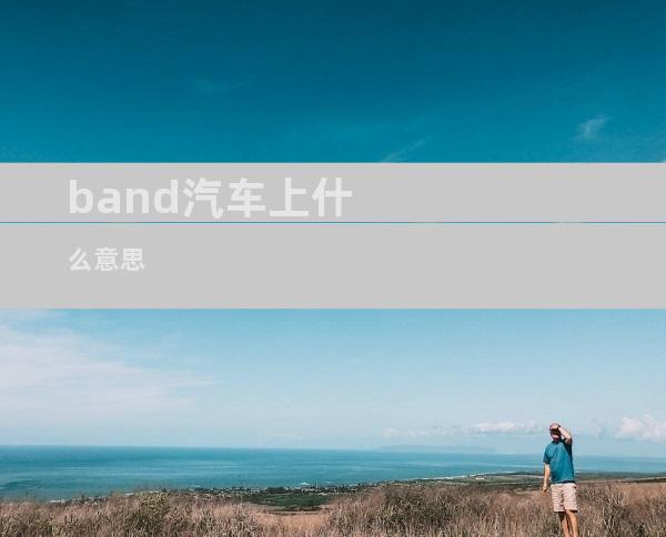 band汽车上什么意思