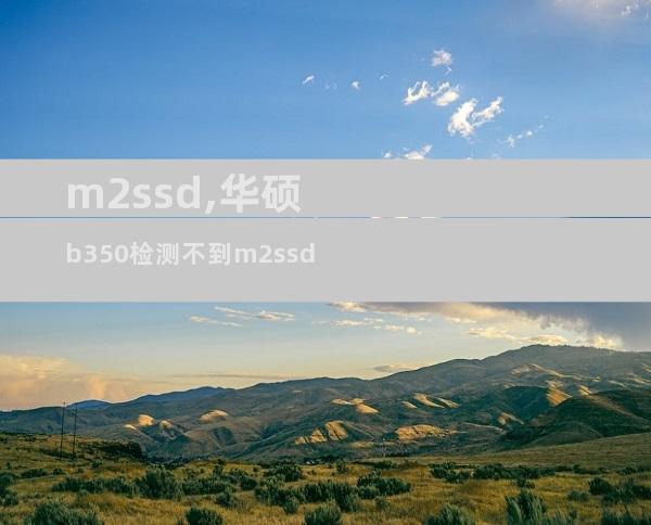 m2ssd,华硕b350检测不到m2ssd