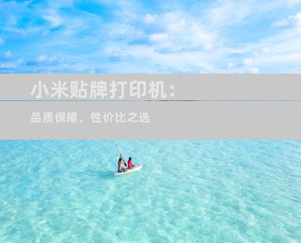 小米贴牌打印机：品质保障，性价比之选