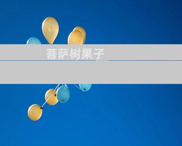 菩萨树果子