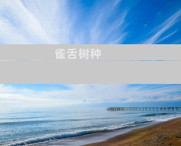 雀舌树种